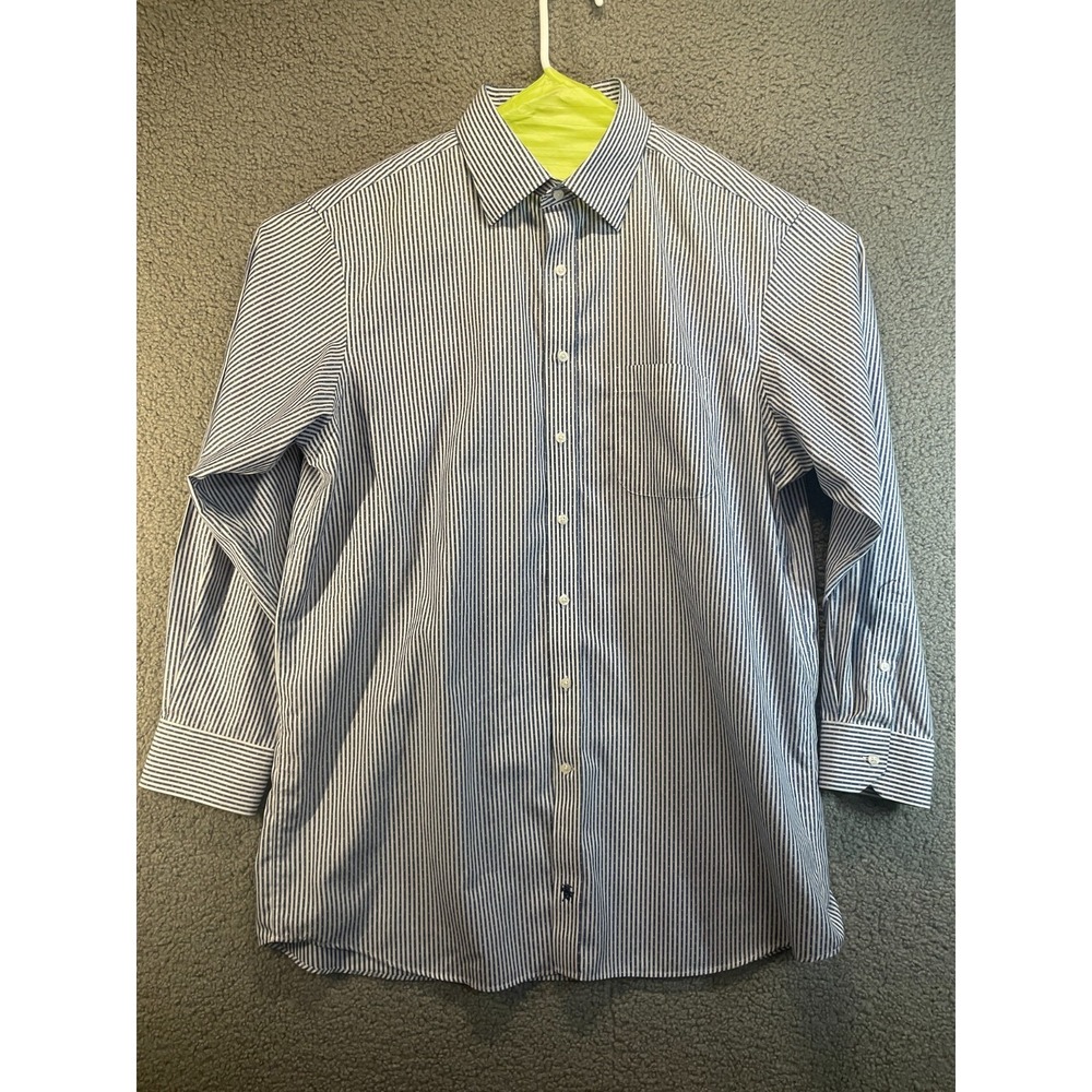 Hart Schaffner Marx Non Iron 100% Prima Cotton LS Shirt, 17/34
